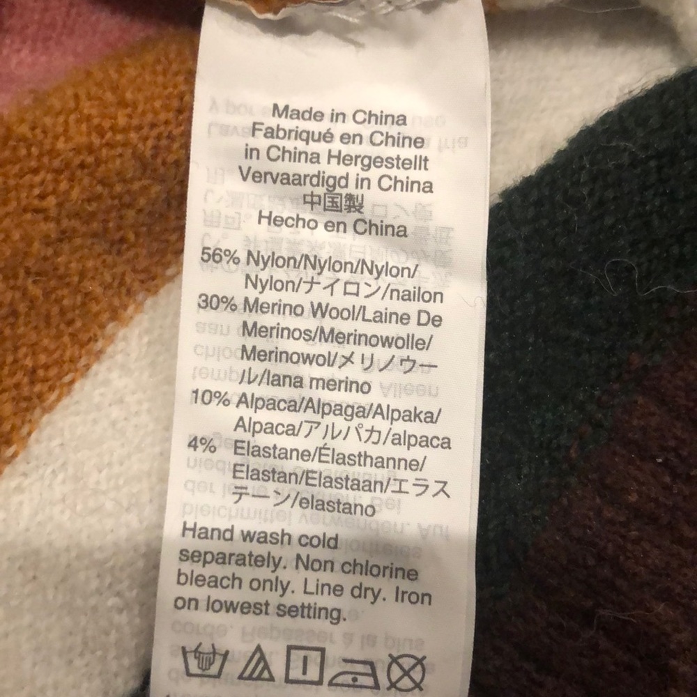NWOT! Madewell Payton striped crew neck sweater - Picture 6 of 7